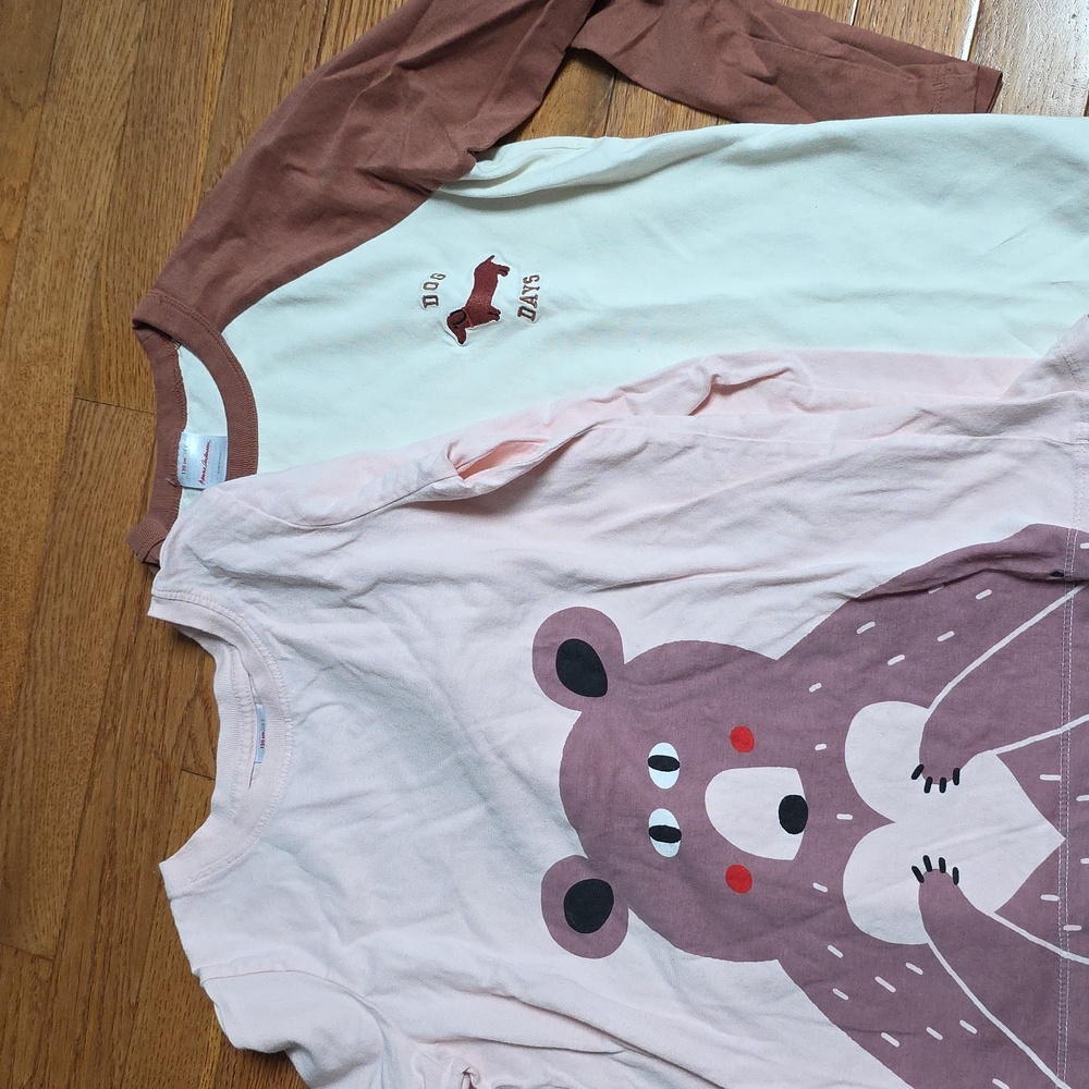 Hanna Andersson Two Shirts, Size 8